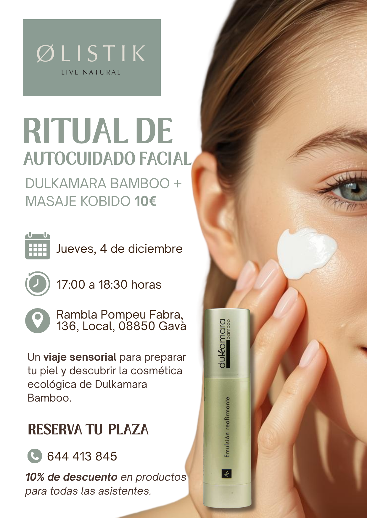 Ritual de Autocuidado Facial en Olistik Gavà