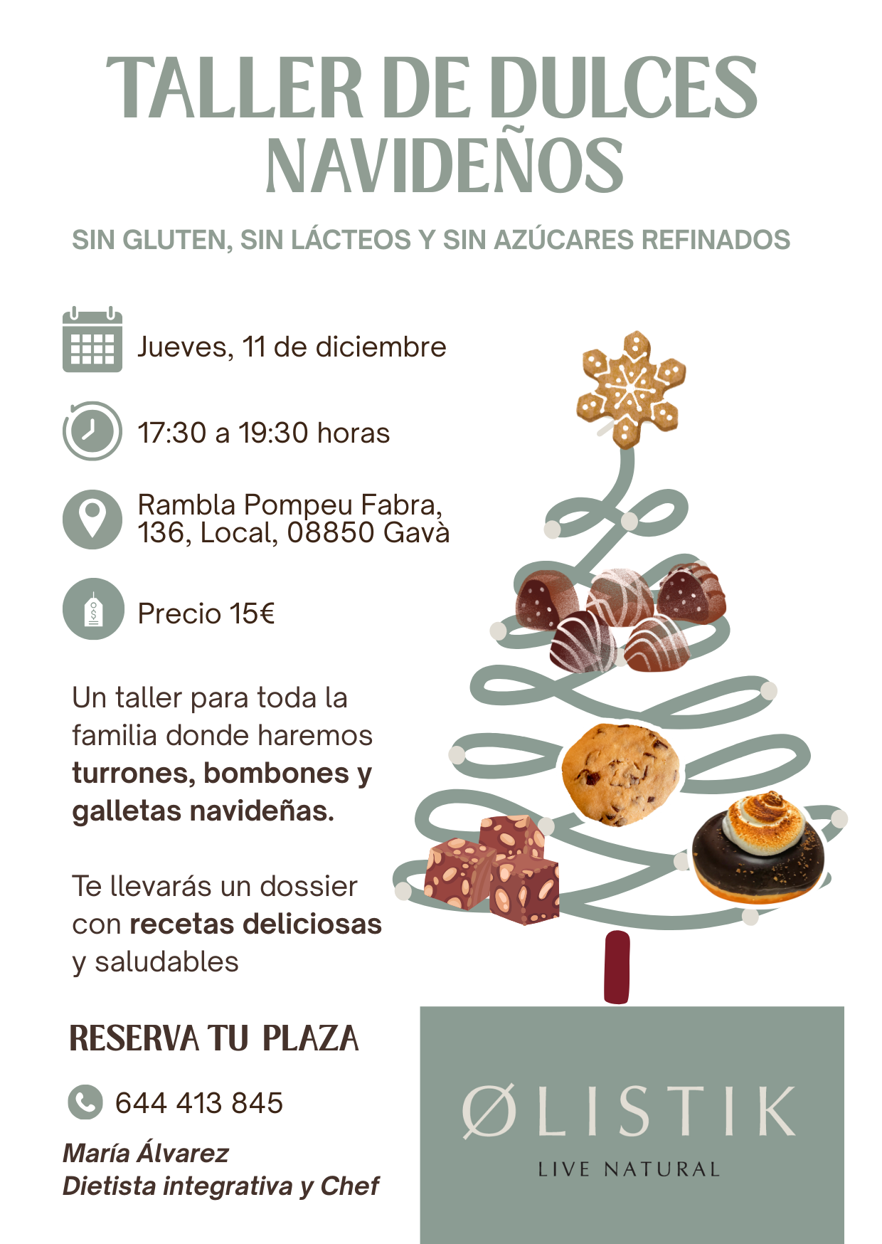 Taller de Dulces Navideños Saludables