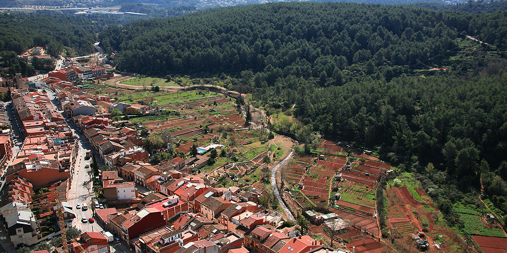 La Palma de Cervelló, valle tranquilo entre montañas en el Baix Llobregat
