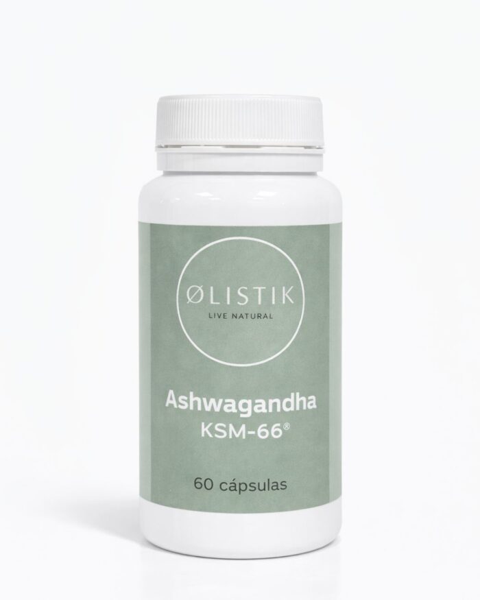 complemento alimenticio a base de extracto de raíz de Ashwagandha de cultivo ecológico que da estabilidad emocional y física.