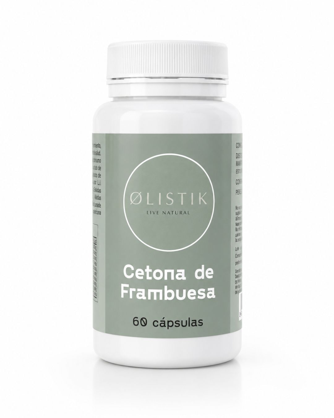 Cetona de Frambuesa Complemento alimenticio con cetona de frambuesa, mango africano, açaí, alcachofa, té verde y vinagre de manzana.