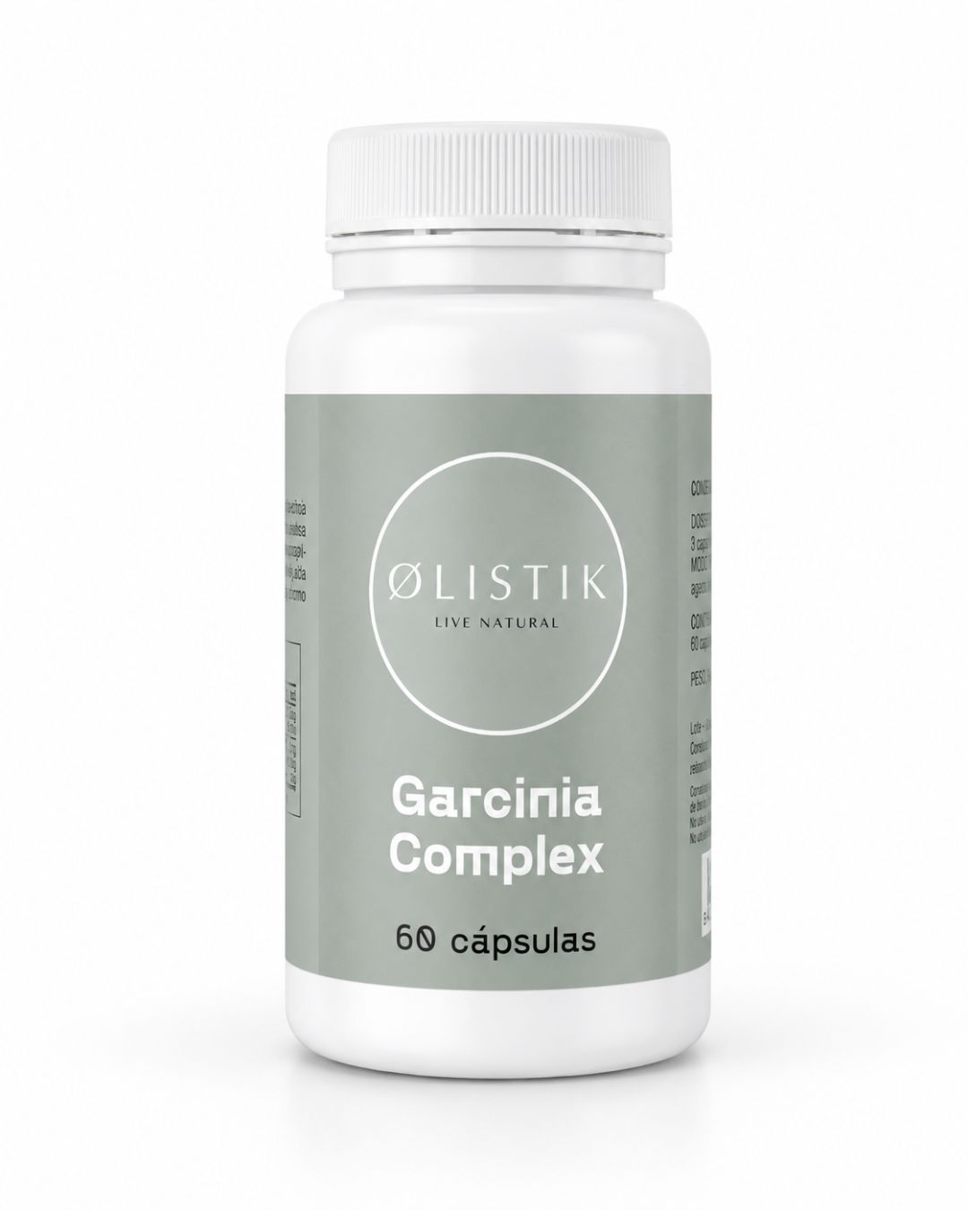 GARCINIA COMPLEX Complemento alimenticio con garcinia cambogia, judía blanca y cromo para apoyo metabólico y control del peso.